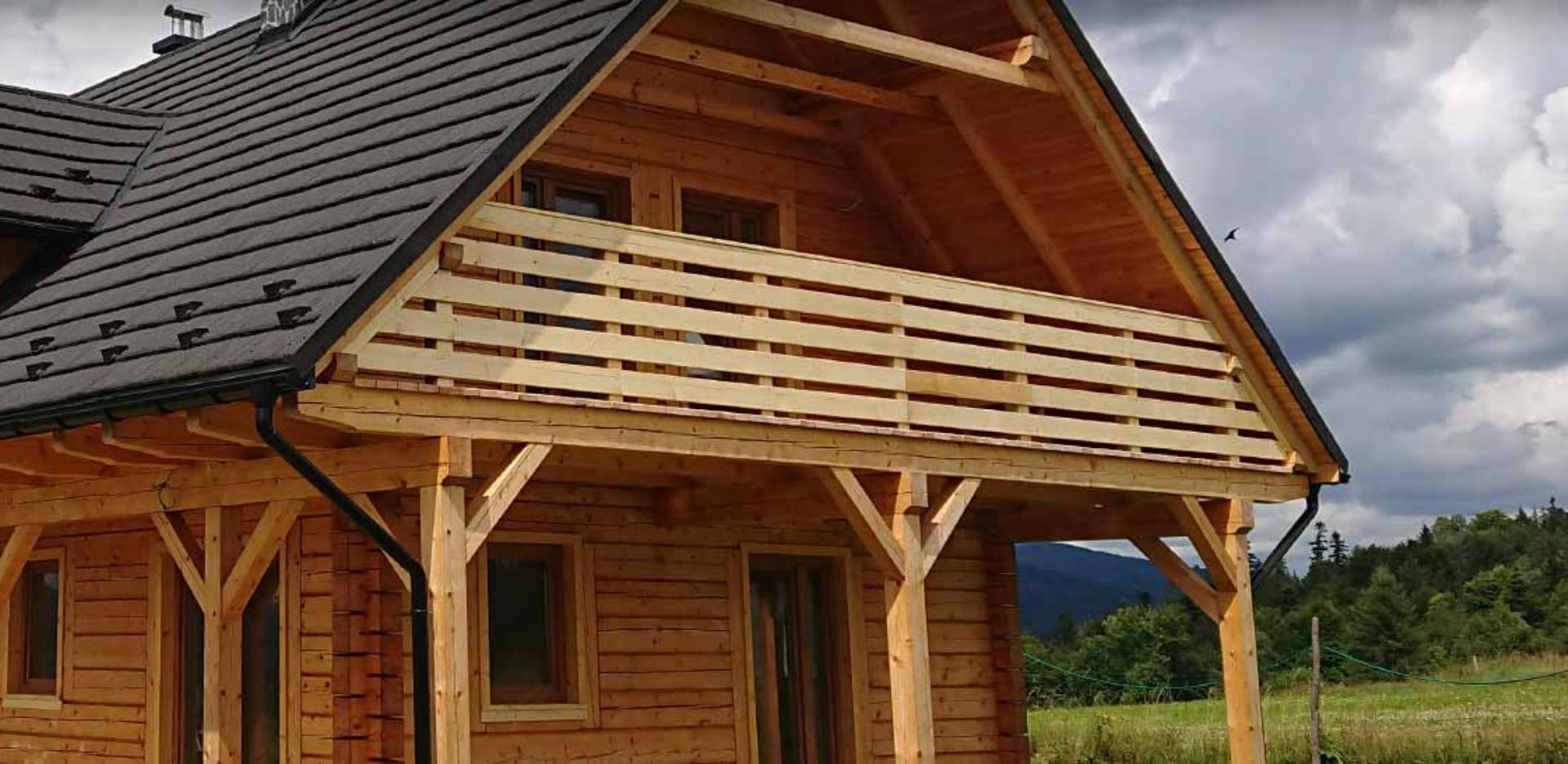 drewniany dom